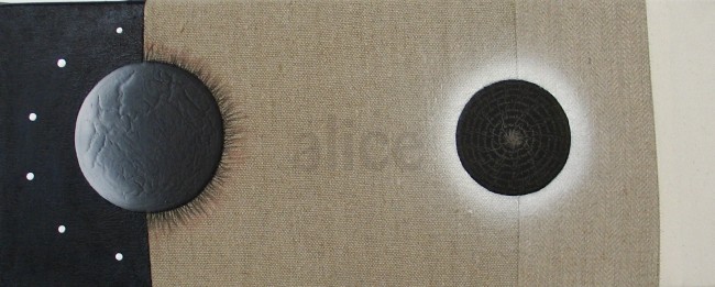 Mixed media on sewn canvas & Linen
2014 Alice Blackley