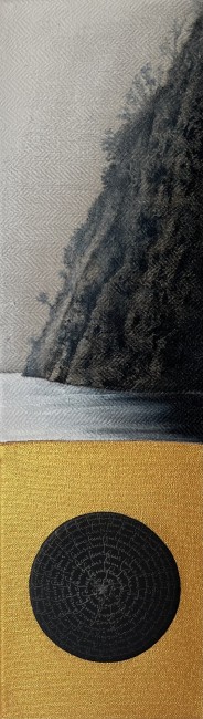 Acrylic on linen & mixed media on canvas
150 x 500 mm
2025
(price in NZ dollars) Alice Blackley