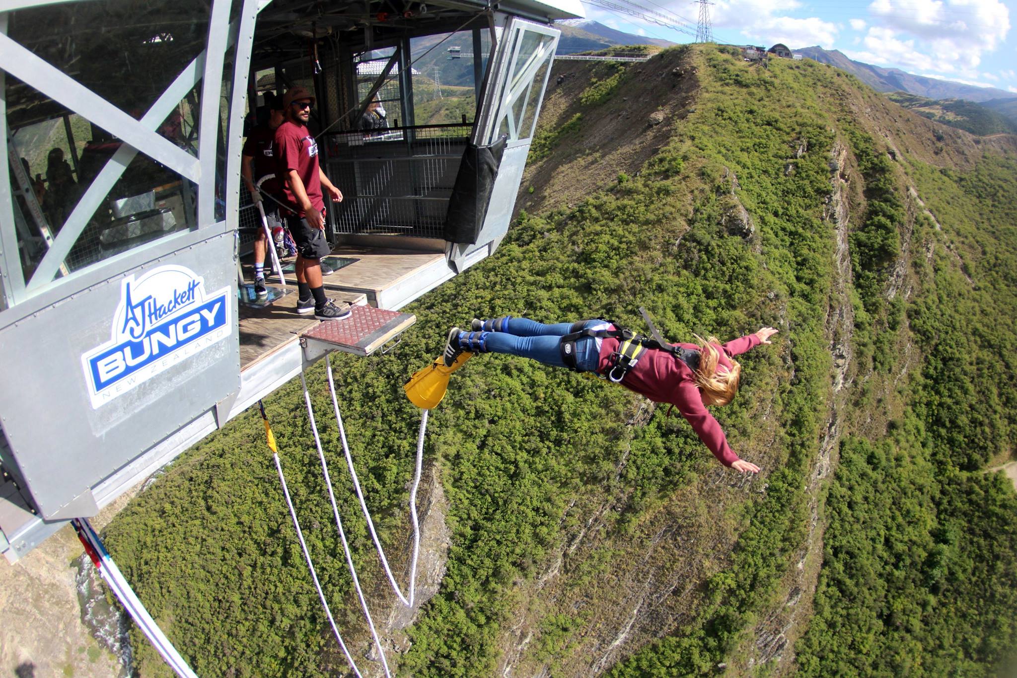 Nevis bungy jump in Queenstown