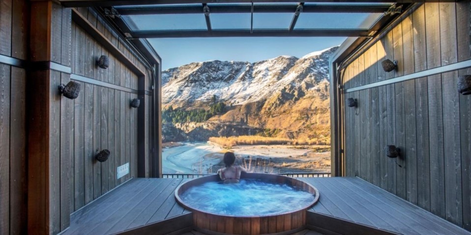 Winter at Onsen Hot Pools Queenstown