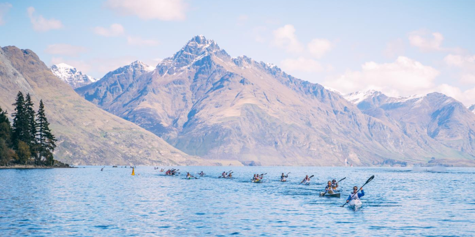 Kayak Stage of Peak to Peak Queenstown