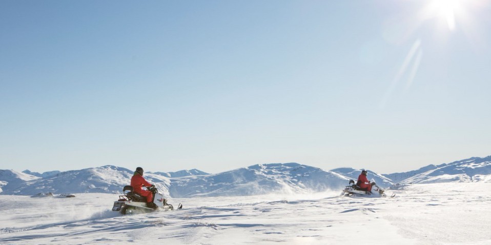 Snowmobiling in Queenstown